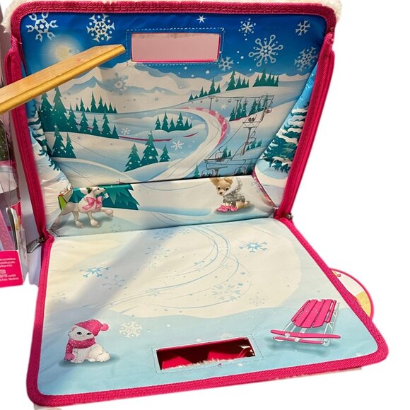 Barbie Doll Set I Can Be Skier and Winter Wonderland Ski Accessory Case New 2011 - Picture 5 of 11